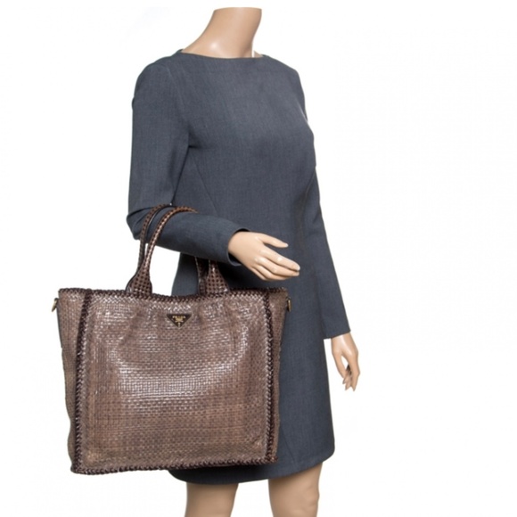 PRADA Madras Tote - Picture 9 of 9